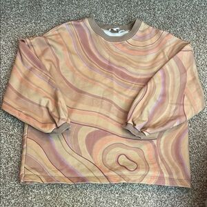 RHODE Swirled Terry Cloth Sweater